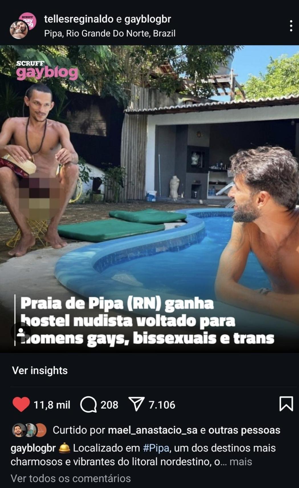 Pelados Beach Hostel Praia de Pipa Kültér fotó
